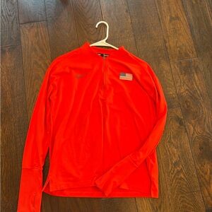 Nike Dri-FIT Red Pullover